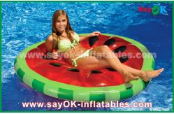 China Yellow / Red / Fruit Slice Pool Float Raw Inflatable Pool Toys For Swimming supplier