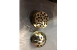 China Cast Bronze Solid Lubricant Bearings CuZn25Al6Fe3Mn3 Non-standard With Good Lubrication Effect supplier