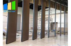 China Hotel Soundproof Folding Door Temporary Movable Partition Walls Divider supplier