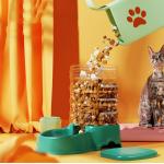 Slow Automatic Cat Feeders Set Cat Water Dispenser for sale