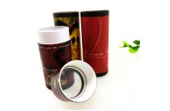 China Custom Printing Matches Cylinder Box With Window / Printed Cardboard Tubes supplier
