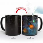 Ceramic Color Changing Mug Birthday Gifts for Men Women Heat Changing Coffee Mug Cup with Heart 16 oz for sale