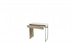 China Metal Side Desktop Computer Desk , Wooden Office Computer Table Large Storage Drawer supplier