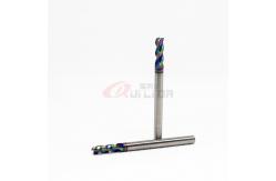 China 1/8 Aluminum Finishing End Mill 4mm 3 Flute  Cutting RLD Tools supplier