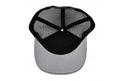 China Source factory for Black and Grey 6 Panel Customized Trucker Cap supplier