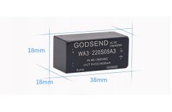 China UA3-220S05A2 AC DC Power Module 220V To 5V Power Supply Module supplier