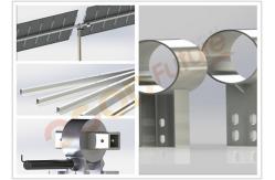China GPS Input Single Axis Solar Tracker 60 Degree Solar Energy Tracking System supplier