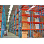 Blue / Orange Selective Pallet Racking , Adjustable Steel Pallet Racks for sale