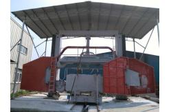 China 11T 15KW Granite Quarry Multi Wire Granite Cutting Machine 2500mm Trolley supplier