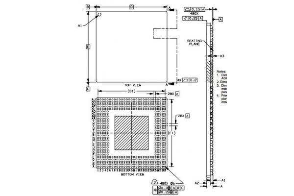 Integrated Circuit Chip MPC826xA (HiP4) Family Hardware Specifications MPC8260CZUHFBC MOTOROLA BGA
