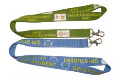 China Custom Polyester Screen Printed Lanyards Neck Strap Safety Breakaway supplier