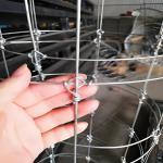 Hot Dip Galvanized Cattle Fence Panel 8 Ft Height Fixed Knot Deer Wire Mesh Fence for sale
