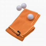 Microfiber Waffle Golf Towel With Custom Logo Printed for sale