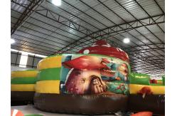 China Inflatable Mushroom Fun City Round Shape UV - Resistance NO Lead supplier