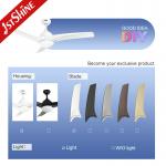 Modern Decorative 35w Cooling Ceiling Fan No Noise Five Speed