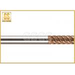 100% Virgin Solid Carbide End Mill HRC45 Hardness Corrosion Resistance for sale