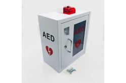 China Customizable AED Defibrillator Cabinets , Alarmed AED Wall Box 400x360x200mm supplier