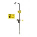 Safety Laboratory Fittings , Stainless Steel Emergency Eyewash Shower for sale
