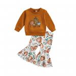 Two Piece Print Girls' Children'S Easter Costumes Casual Style for sale