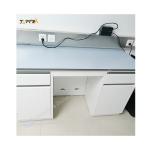 Customizable Lab Wall-Mounted Bench With Length*W750*H850mm And Ceramic Table Top for sale