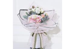 China Decorative Plastic Bouquet Wrap Mesh 50cmx5Y Flower Bouquet Wrapping Materials supplier