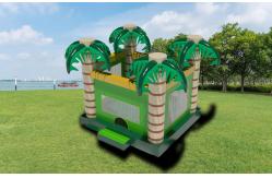 China Tropical Palm Tree Bounce House 	Childrens Inflatable Castle supplier