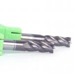 Unequal Pitch HRC60 CNC Milling Cutter 4 Flute End Mill For Stainless Steel for sale