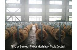 China 660mm Transmission Line Triple Conductor Stringing Pulley Blocks supplier