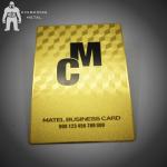 Gold Membership VIP Metal Business Card VIP Card Made By Stainless Steel CR80 for sale