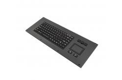 China 91 Keys 30mA Silicone Industrial Keyboard USB FCC With Touchpad Backlight Keyboard supplier