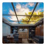 24 Inch 2x2 6060 40W Smart Natural Light LED Panel Dimmable Embedded Ceiling Light Blue Sky for sale