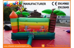 China Double Stitching Monkey Jungle  Commercial Bouncy Castles / Kids Inflatable Jumper supplier