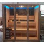 2000Lx1500Wx2000H mm Sauna Room Wet Dry Sauna And Steam Room for sale