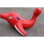Small Red Dolphin Inflatable Water Floating Toys 3*1m for Park