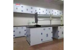 China Durable School Island Bench Laboratory , Chemical Resistant Modular Lab Table supplier