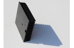 China Industrial Aluminium Heatsink Extrusions Black Anodized 6063 supplier