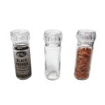 Food Grade PC Cap Clear 130g 130mm 100ml Spice Glass Jars for sale