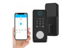 China Biometric Fingerprint Door Lock Capacitive Sensor Smart Keyless BLE APP Lock supplier