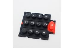 China Matte/Glossy Surface Silicone Rubber Keypads With Optional Backlight supplier