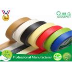 Decorative Low Tack Masking Tape , Blue Painters Masking Tape Rubber Adhesive for sale