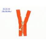 Decorative 10 Inch Open End  Metal Jacket Zippers Golden Teeth For Pocket for sale
