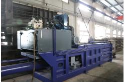 China Plastic Horizontal Waste Straw Baler Compactor Machine supplier