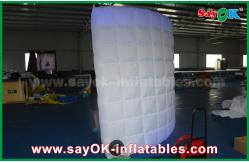 China Photo Booth Backdrop Led Lighting Inflatable Photo Booth Enclosure Stand Photo Studio Wall supplier