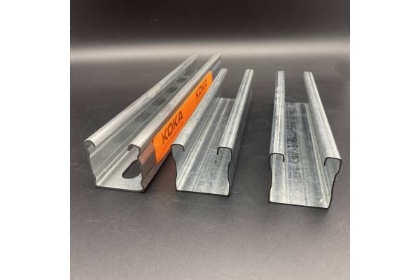 Galvanized Steel Slotted Unitrut Channel with Reinforcing Bar