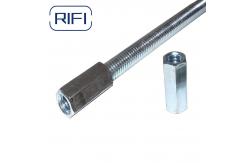 China 3/8 Metal Hardware Fasteners Threaded Steel Rod Coupler Galvanized supplier