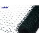 Double Twisted Hex Wire Mesh Metal For Gabion Box PVC Coated for sale