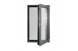 China Folding Screen Windproof Aluminum Double Glazed Flush Casement Windows supplier