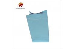 China Customized Clear Printed Matte  Food Bags With Zipper Spout Valve supplier