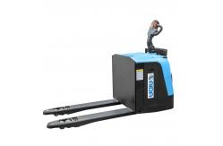 China 2 Ton Load Capacity Stand on Electric Pallet Truck for Material Handling supplier