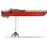 Anti Explosion 75t QB Double Beam Overhead Crane With Grab for sale